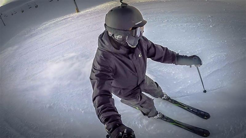 Skiing is a dance, and the mountain always leads.   skiing  ski ... (Faraya Mzaar  ski resort)