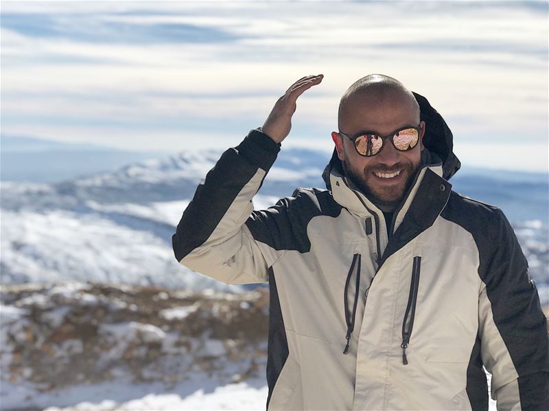 Skinhead in the wild white⚪️  hiking  livelovebeirut  mzar ... (Mzaar Kfardebian)