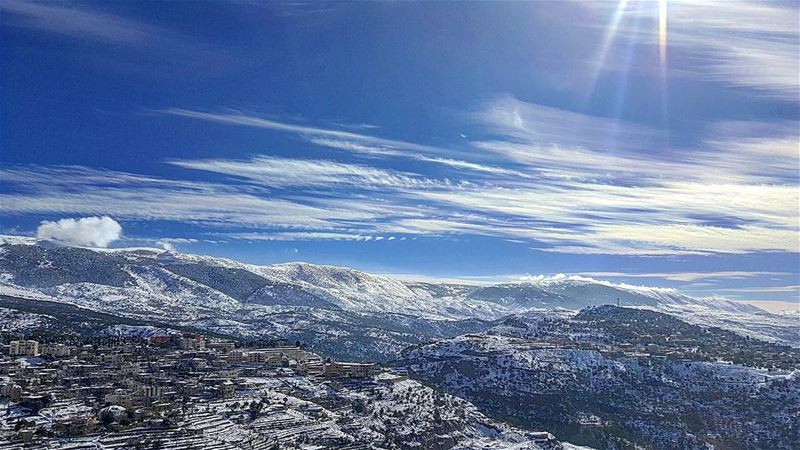  sky  snow  clouds  art  photography  oycaptures  nikon  mountain  lebanon... (Ain Dara)