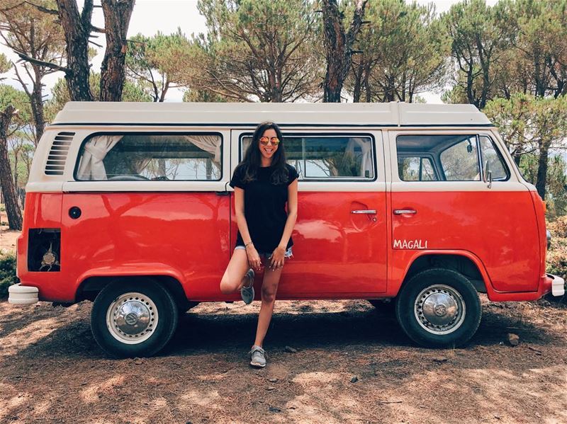 Small house, big life🚌 van belongs to @thevwroadrunner ... camping ... (Baskinta, Lebanon)