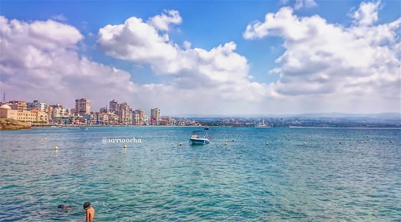 Smell the sea and feel the sky🏖 takenbyme  ptk_Lebanon  visitlebanon ... (مدينة صور - Tyre City)