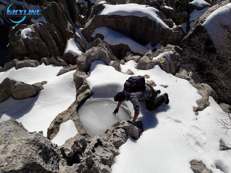  snow  hiking @jabalmoussa  newtrail  addlifetoyourdays ...