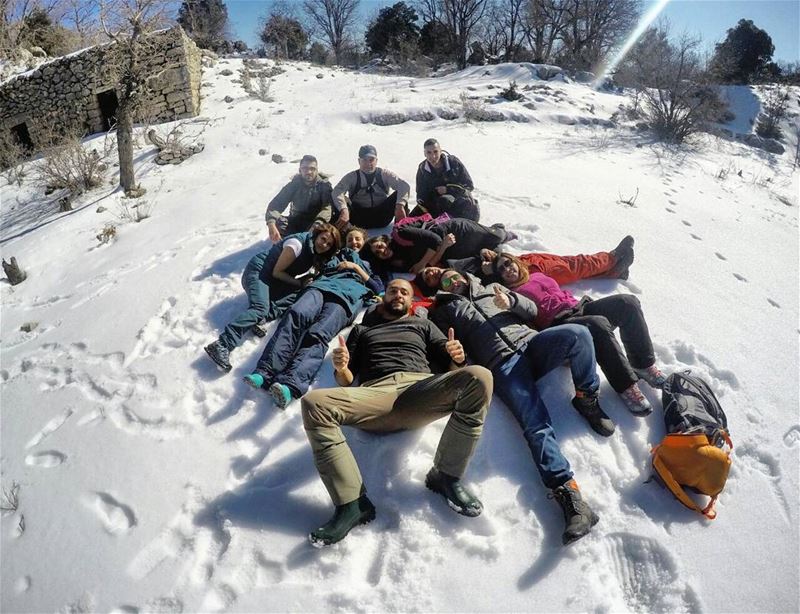  snow  hiking @jabalmoussa  newtrail  addlifetoyourdays ...