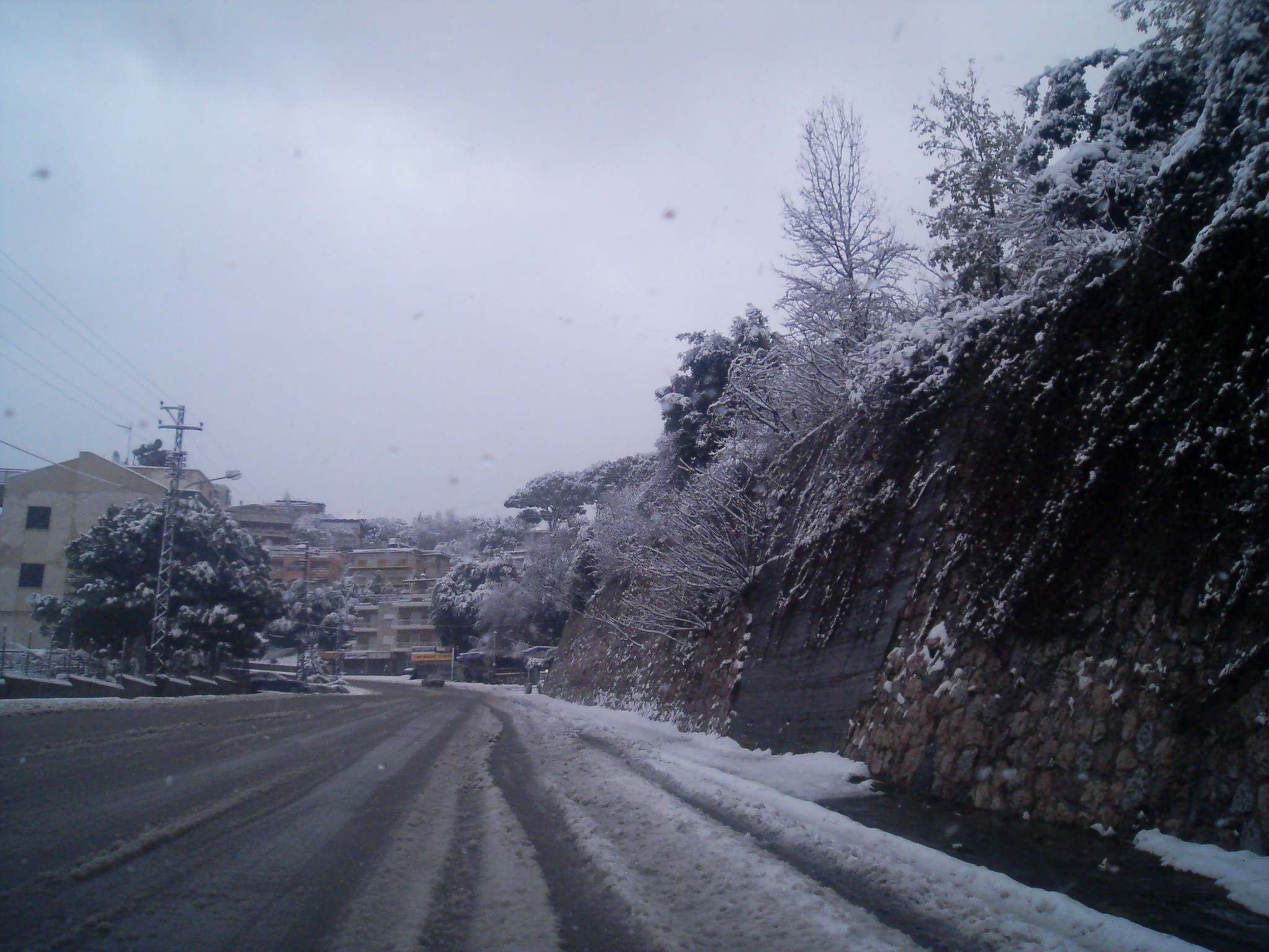Snow in Lebanon