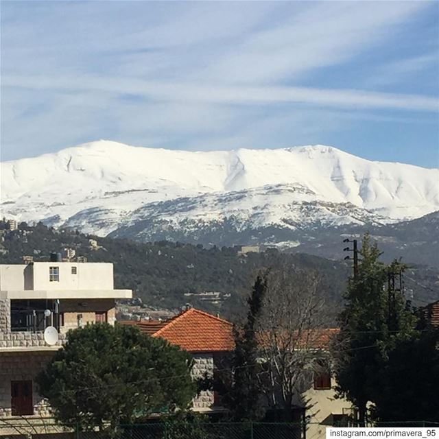  snow  mountain  lebanon  nature  naturephotography  beautiful  wanderlust... (Ajaltoun, Mont-Liban, Lebanon)