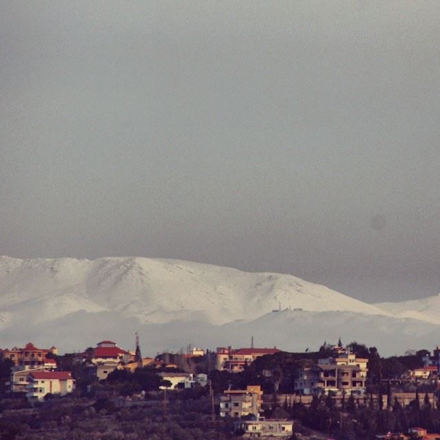 snow  mountains  white  lebanon  southlebanon  winter  cold  village ...