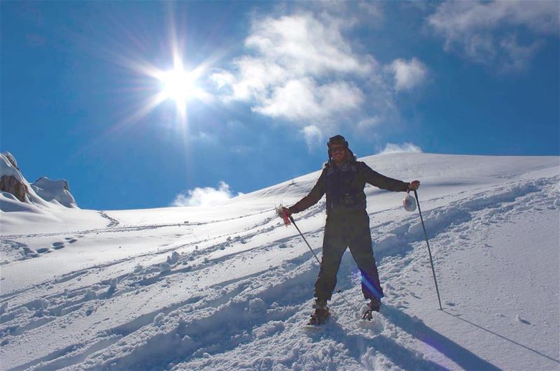  snow sunnyday  friend smile sun happy lebanonmountain  lebanon ... (El Laqloûq, Mont-Liban, Lebanon)