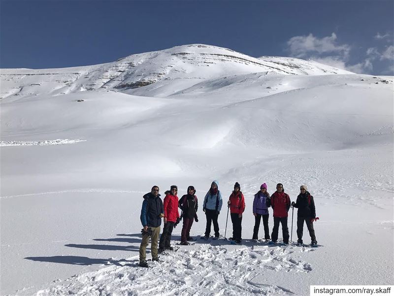 Snow team‼️.... ............... lebanon  nature ... (Mountain Snow)