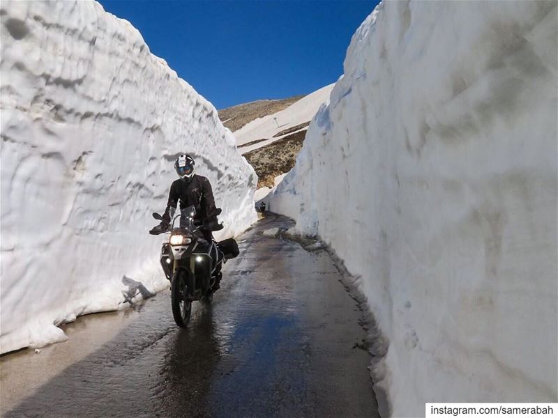 Snow tunnels📸 @feghali.joe .......... gsadventure  adventure ... (3youn El Simen)