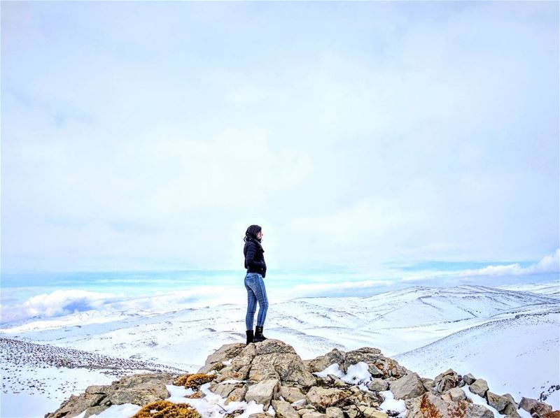 🙃  snow  white  mountains  naturephotography  nature  faraya ... (Faraya, Mont-Liban, Lebanon)