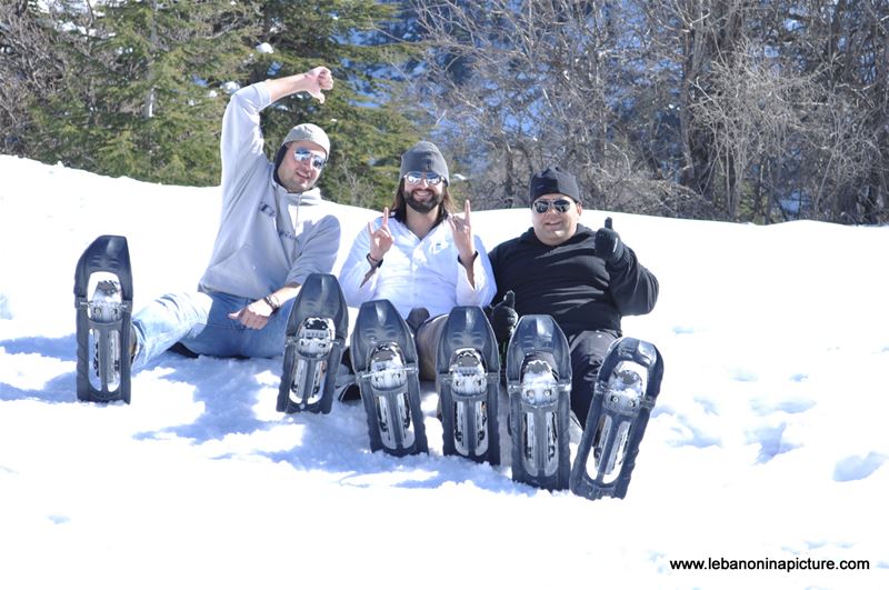 Snowshoeing Ehden Reserve (Horsh Ehden Winter 2012)