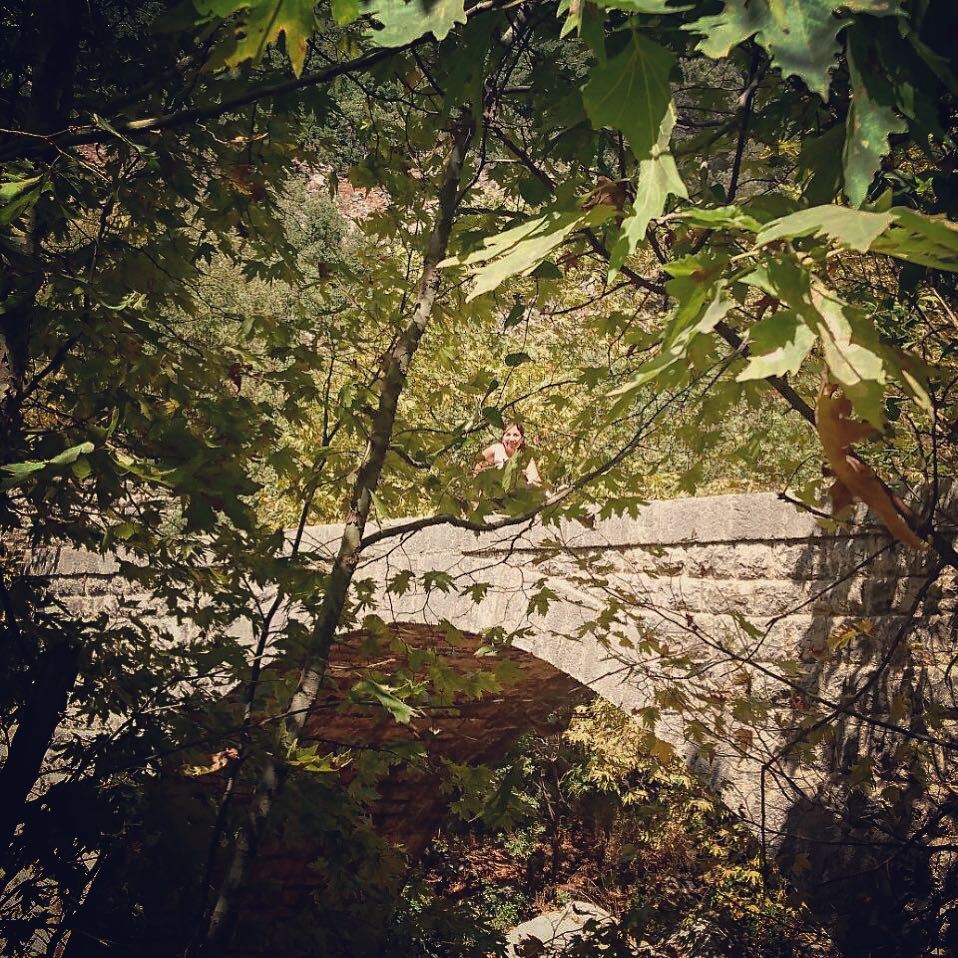 So can you see me? 😋   lebanon  kesserwan  wadisalib  oldbridge  hiking  ... (Wadi Salib)