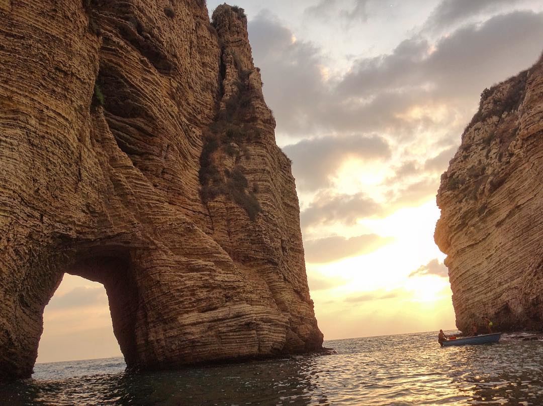 So many great views in Lebanon but Raouché Rocks are my favorite, with the... (Raouche, Beirut)