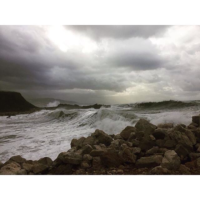 So overwhelmed by the ocean's shapeless form...