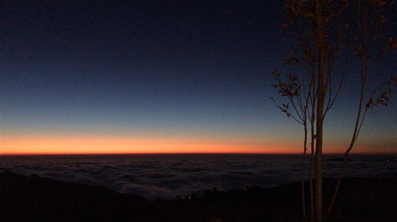 So Peacefuuuuuuul lebanon  sunset  view  mountains  clouds  sky ... (Jouroudi)