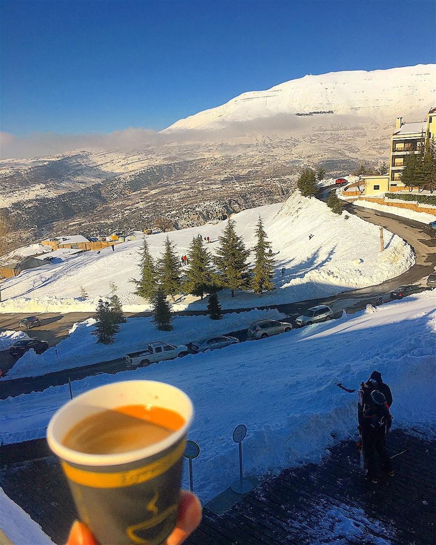 ''So , tell me .. How you do you like coffee?? '' With you ''..☕️⛷🌤.... (Zaarour Club)