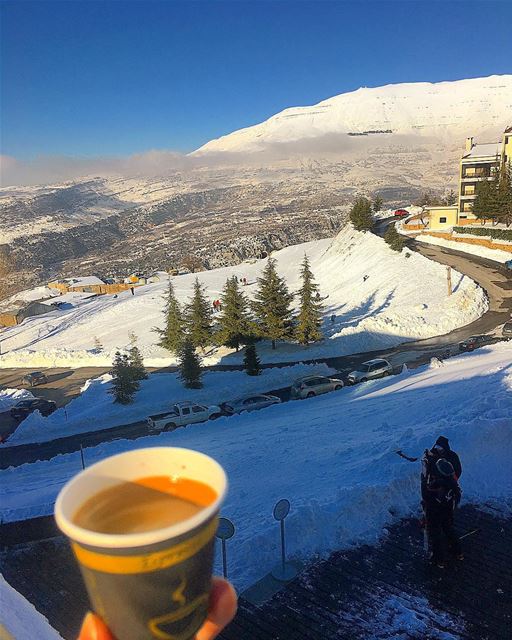 ''So , tell me .. How you do you like coffee?? '' With you ''..☕️⛷🌤.... (Zaarour Club)