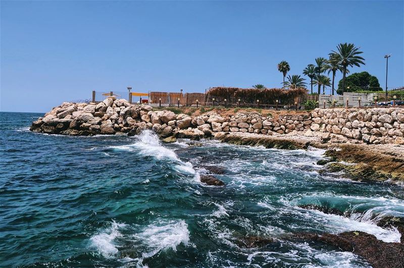 Soak in the Coastal Vibes  mediterraneansea ... (Bay Of Jounieh)