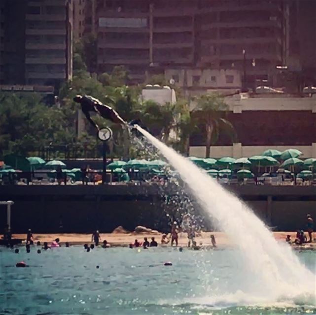 Some angels 😇 fall Some mortals fly  fallenangel  flyboard ... (Joünié)