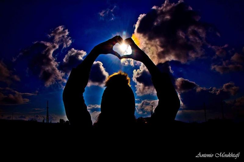 Some days you just have to create your own sunshine.  sunshine  clouds ... (Zgharta)