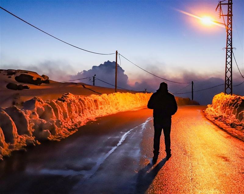 Some  walks you have to take  alone !........... Lebanon ... (Faraya, Mont-Liban, Lebanon)