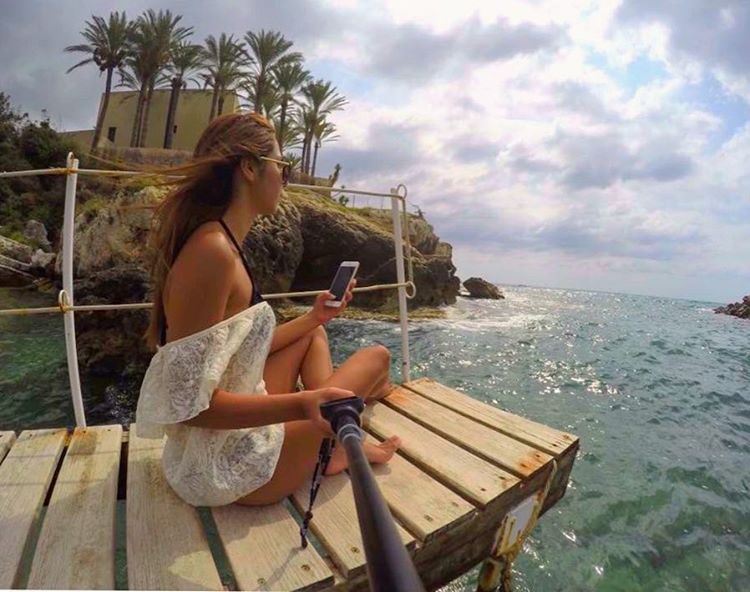 Somedays, all I do is watch the sea ☀️🌊🌴  SummerVibes  Batroun  Lebanon ... (Batroûn)