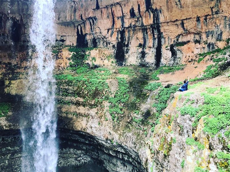 Something about it makes you feel free. photooftheday  photographer ... (Baatara gorge waterfall)