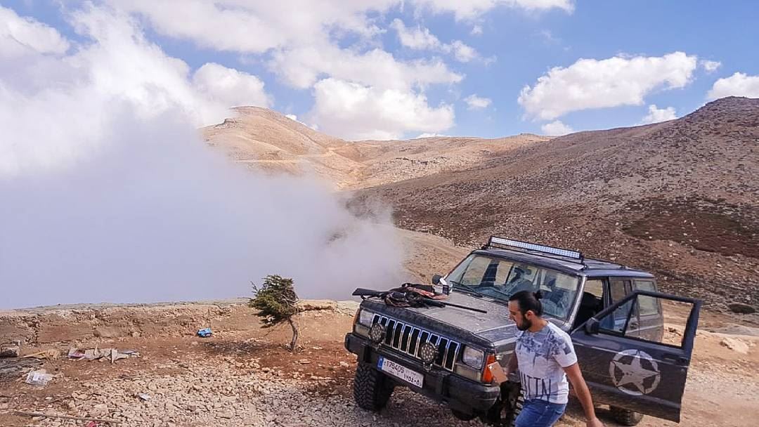 Sometimes all you need is a weekend and a dirt road..... jeep ... (Kniset Al Rab Daher Jered)