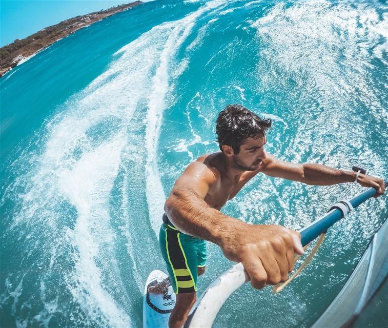 Sometimes all you need is wind, waves and sun 🌊🤙🏽Photo taken with @gopr (White Beach)