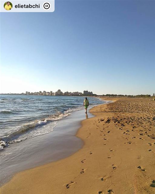 Sometimes u need to walk away 🚶  lebanon  tyre  beach  southbeach ...