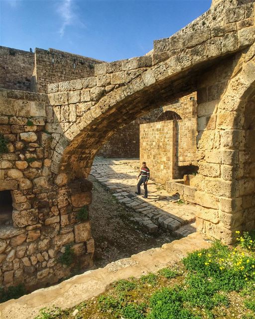 Sometimes you have to be lost to find yourself again. Dont be scared to... (Romanian Castle - Tripoli)