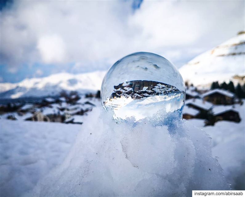 Sometimes you have to let life turn you upside down, so you can learn how... (Mzaar Ski Resort Kfardebian)