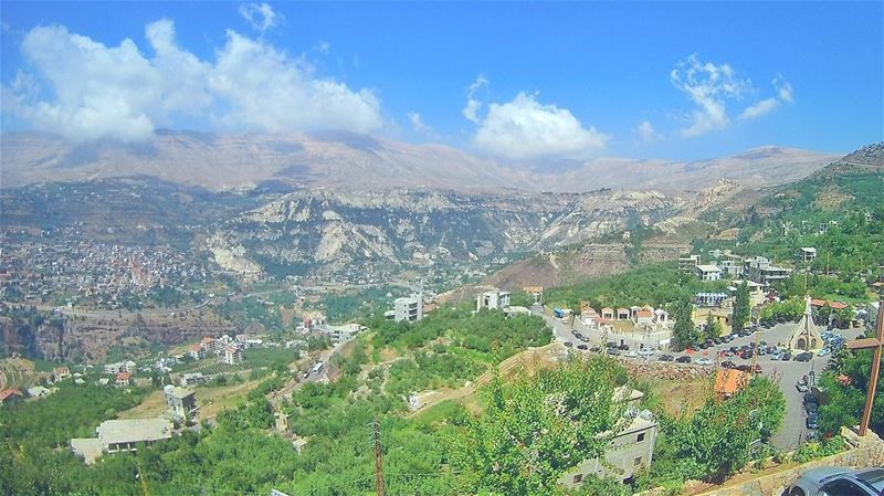 Somewhere on your journey don't forget to turn around and enjoy the view😌� (Bekaa Kafra)