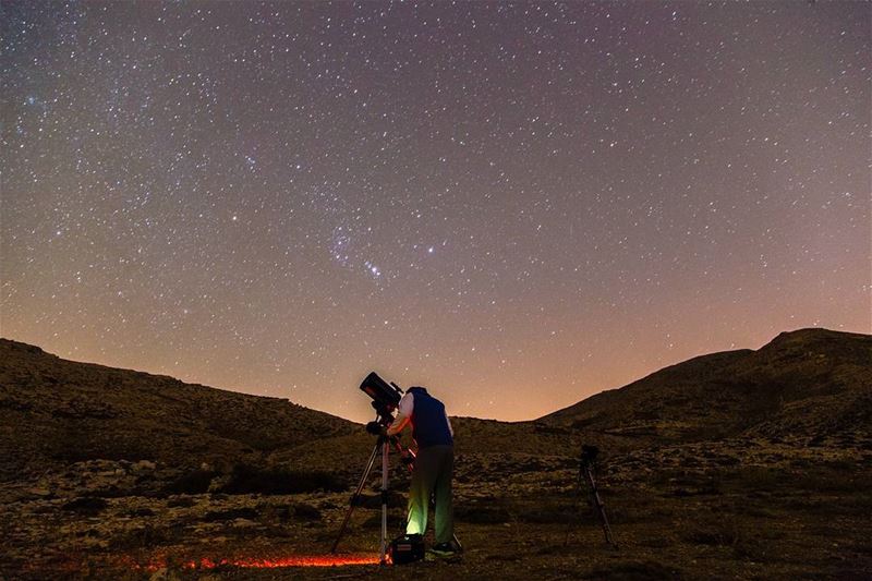 Somewhere.Something incredibleIs waiting to be known🌌..... stars... (Kfardebian,Mount Lebanon,Lebanon)
