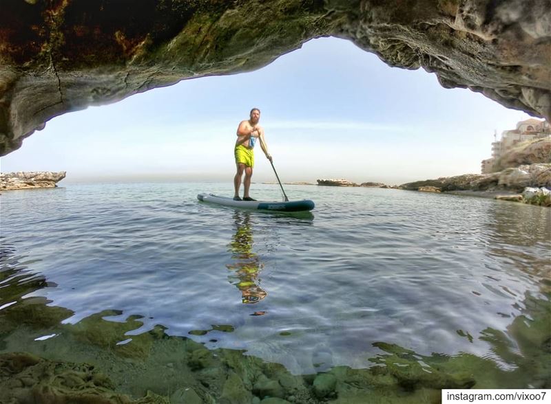 Sorry, couldn't make it. Had a board meeting.... sea  water  sup ... (Batroûn)