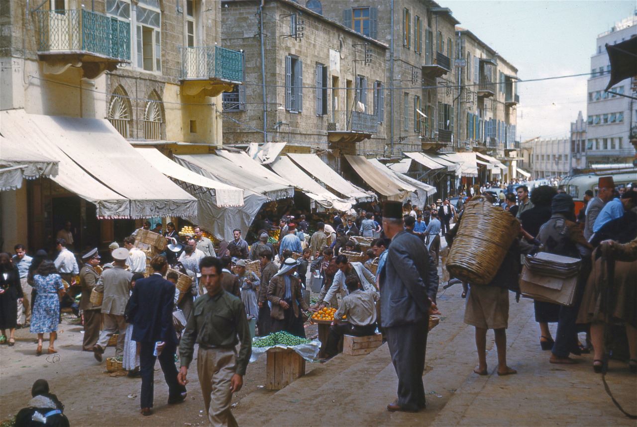 Souk in Beirut  1950s