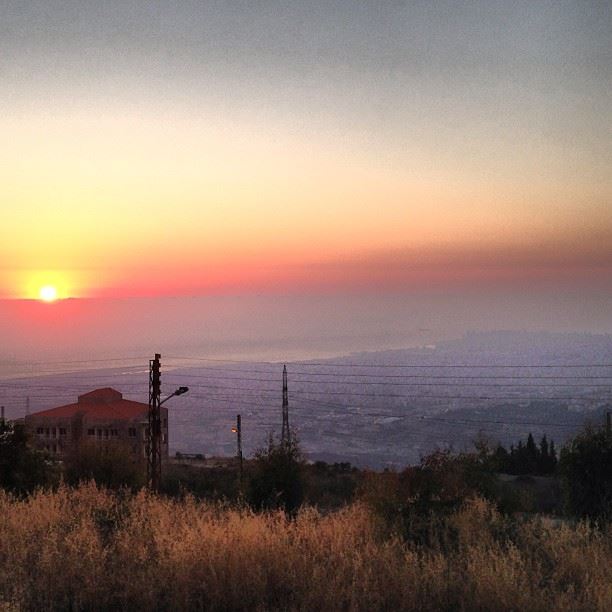  souqelgharb sunset  instafine  instagood  instabeautiful lebanon  liban ...