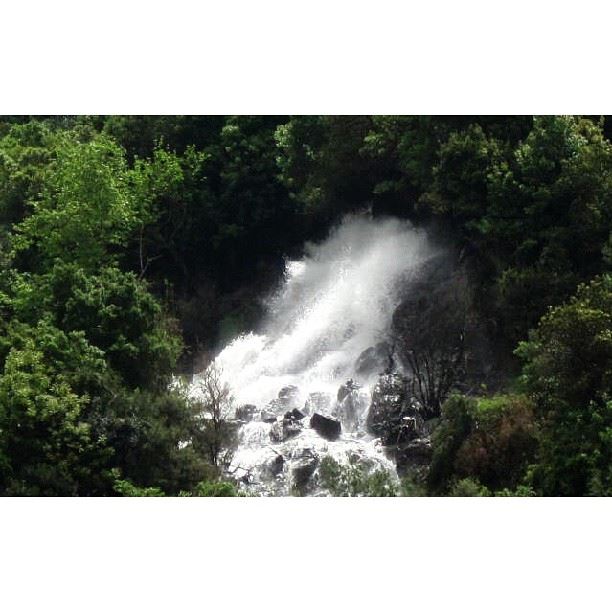 Source of waterfall in the heart of the rocky hills  waterfall  hill ...