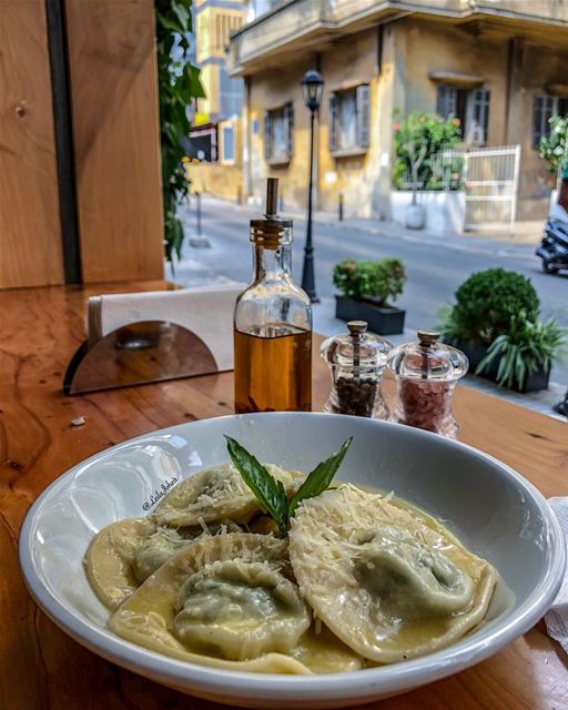 😍 spinachricottaravioli  ravioli  livelovelebanon  liveloveeat ... (Achrafieh, Lebanon)