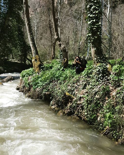 Spot the photographer  photography  canon  river  green  flow  beauty ...