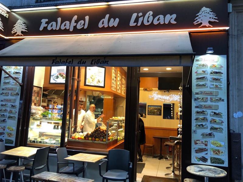 Spreading Lebanese food abroad. Paris.  lebanesefood  falafel  liban ...
