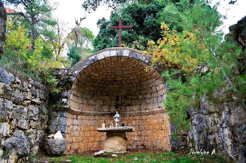 St. Elie church @livelovehardine  livelovehardine  church  found  amazing ... (Hardîne, Liban-Nord, Lebanon)