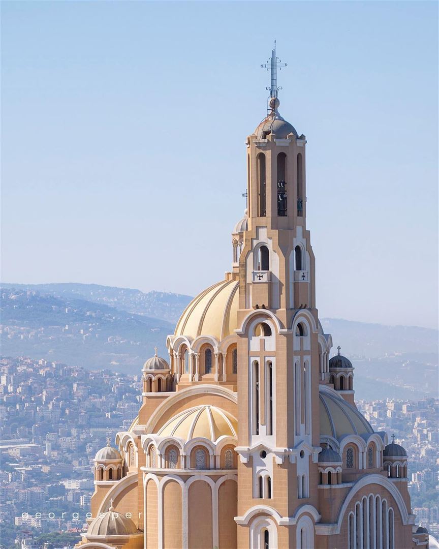 St. Paul Cathedral [1947-1962] Harissa, Lebanon 🇱🇧........ (Harîssa, Mont-Liban, Lebanon)