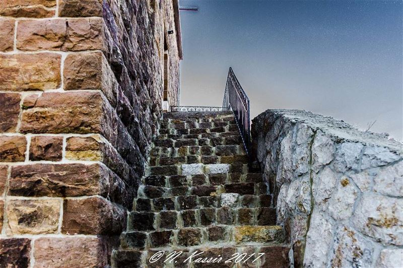  stairs  stones  mountain  ngconassignment  Lebanon  ig_great_shots ... (Baskinta, Lebanon)