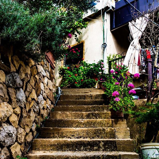  stairs  stones  mountain  ngconassignment  Lebanon  ig_great_shots ... (Baskinta, Lebanon)