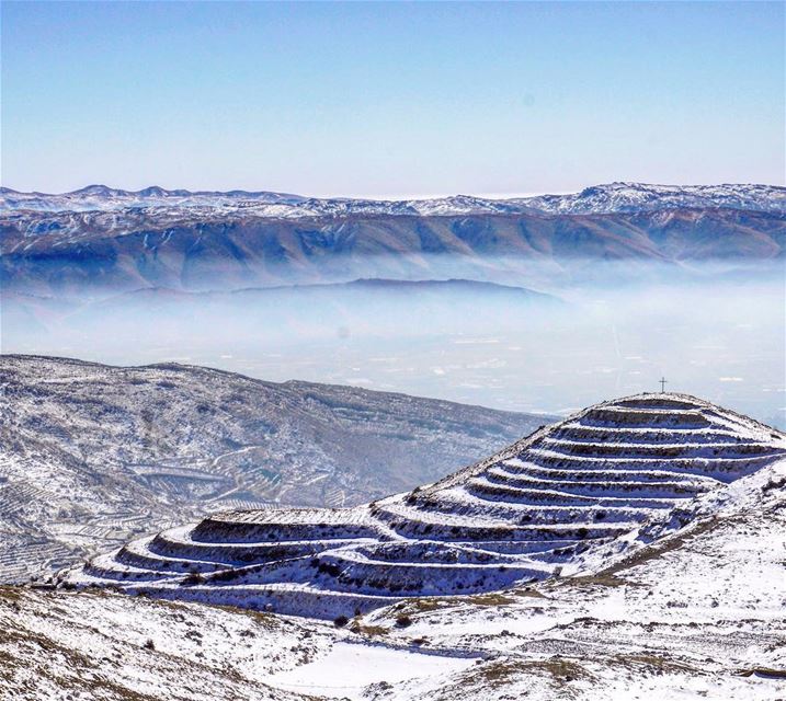 Stairway to heaven.📍Sannine, Mount Lebanon , Lebanon...━ ━ ━ ━ ━ ━ ━ ━ (Lebanon)