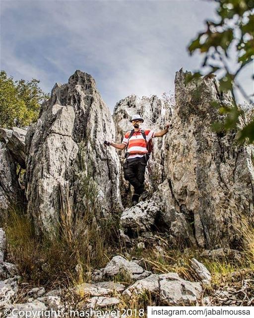 Stand up for nature. JabalMoussa ( @mashawer.group) unesco  unescomab ... (Jabal Moussa Biosphere Reserve)