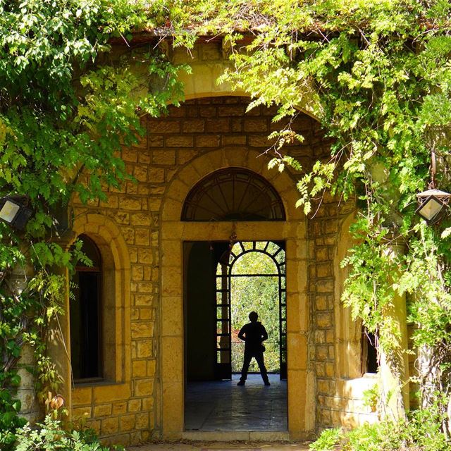 Standing in the middle of someone’s past..... abandonedplaces  alley ... (Alley, Mont-Liban, Lebanon)