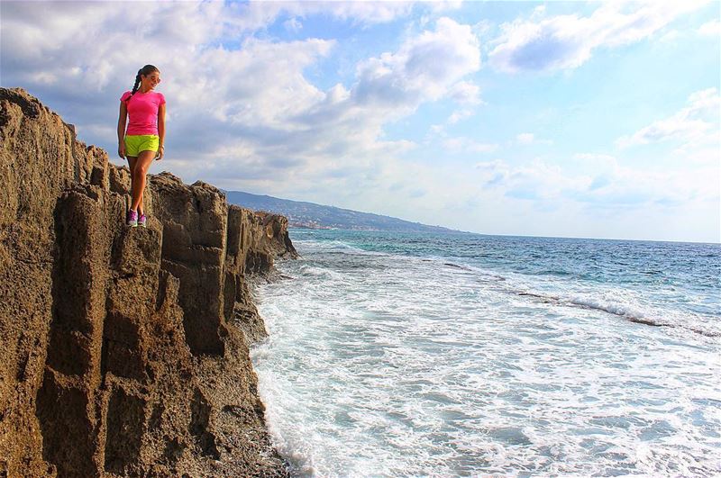 Standing tall 😌🌊 Phoenicianwall Seawall Phoenicians Ancient Civilization... (Phoenician W)