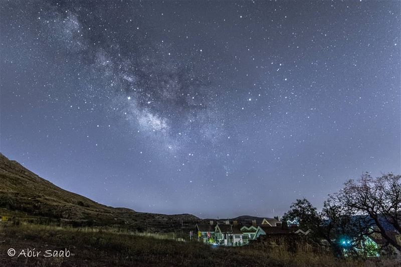 Starry starry nights.... lebanon  sannine  milkyway  nightshot ... (Sannin, Mont-Liban, Lebanon)